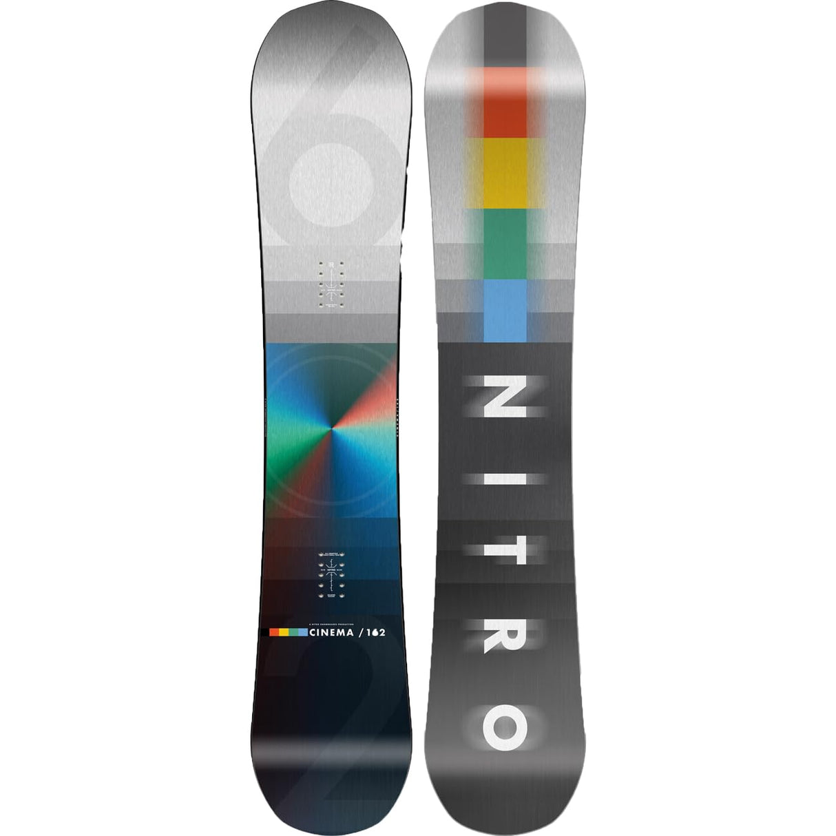 Nitro Snowboard Cinema BRD '25, Allmountainboard, Directional Twin, Gullwing Rocker, All-Terrain, Progressive Width