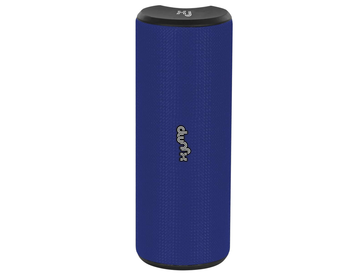 X JUMP XJ 90 Altavoz inalámbrico portátil Amplificado de 24 W, con función TWS, Entrada AUX-IN y MicroSD, micrófono Incorporado, Altavoz inalámbrico Impermeable IPX7, Azul