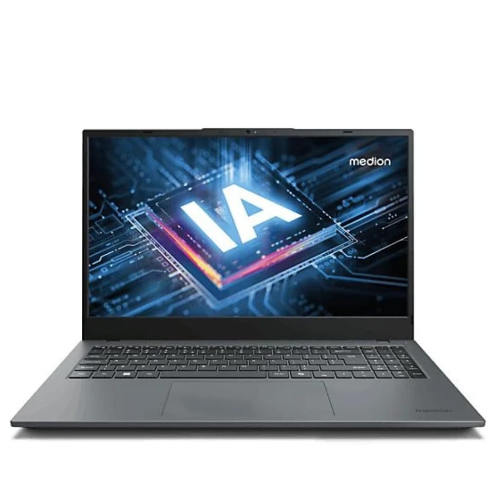 MEDION Elite E15443-15.6" FHD. Intel Core 5-125H. Intel ARC Graphics. 16GB RAM. 512GB SSD. Windows 11 Home. Wi-Fi. Plata. Teclado QWERTY. MD62621. Incluye Programa de Fiabilidad, Garantía