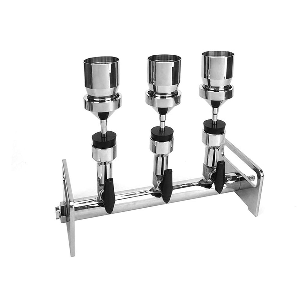 Wiggens WI-0320 BioVac343 - Juego de 3 tazas de acero inoxidable con 3 tazas de filtro de acero inoxidable (capacidad de 300 ml)