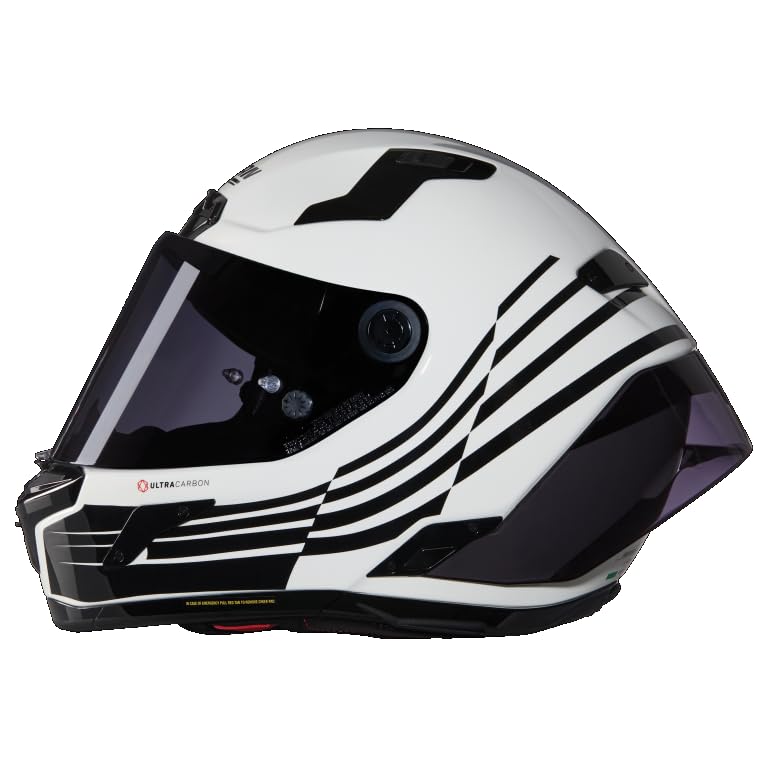 NOLAN Helmet X-804 RS ala 344 XS, Blanco/Negro