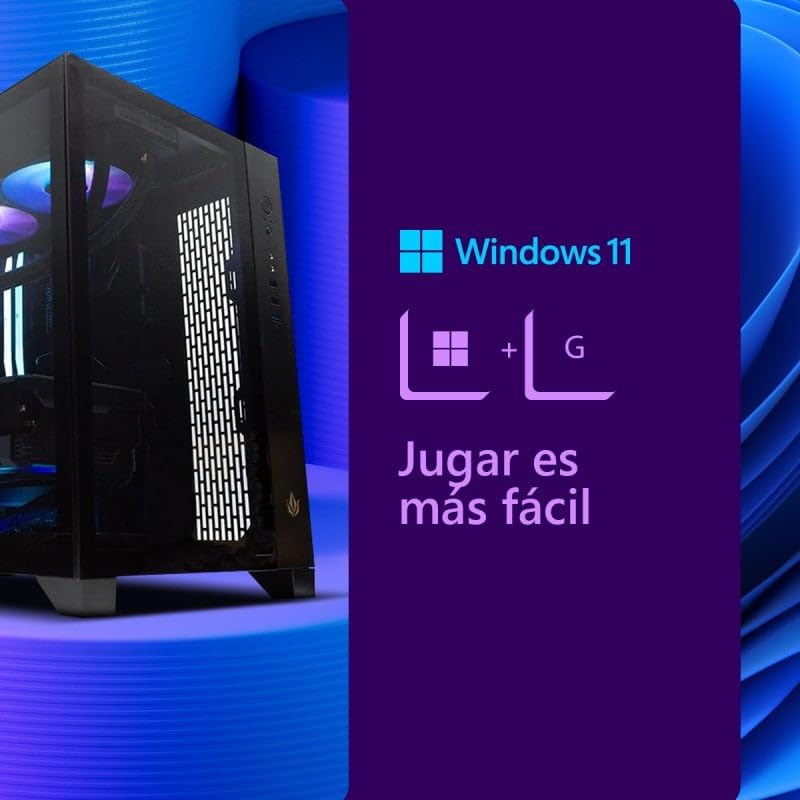 PcCom Ultimate Pc Gaming Ordenador de Sobremesa AMD Ryzen 7 7800X3D 4.2GHz / RAM 32GB DDR5 / 2TB SSD M.2 / RTX 4080 16GB GDDR6X NVIDIA/WiFi + Bluetooth/Windows 11 Home
