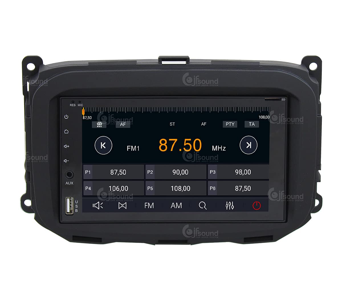 Autorradio de Ajuste Personalizado para Alfa Romeo Giulietta Android GPS Bluetooth WiFi Dab USB Pantalla táctil Full HD 6,2" procesador de 8 núcleos y comandos de Voz