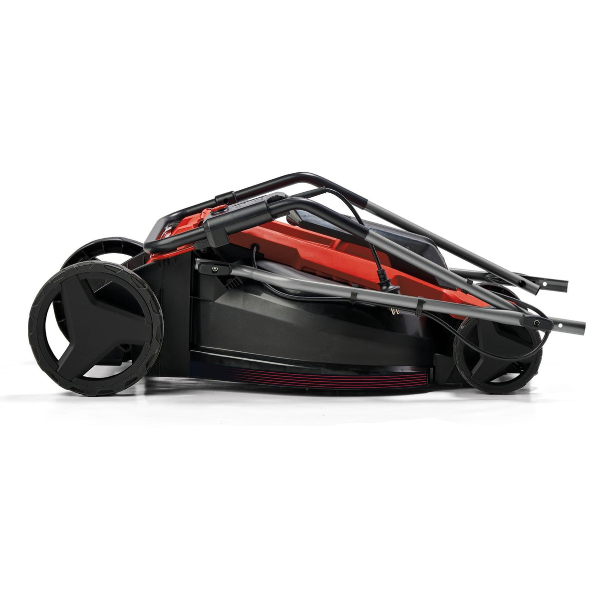 Einhell Cortacésped eléctrico GC-EM 1800/43 (1800 W, Ancho de Corte 43 cm, Altura de Corte Ajustable a 6 Niveles, Bandeja colectora 50 L)