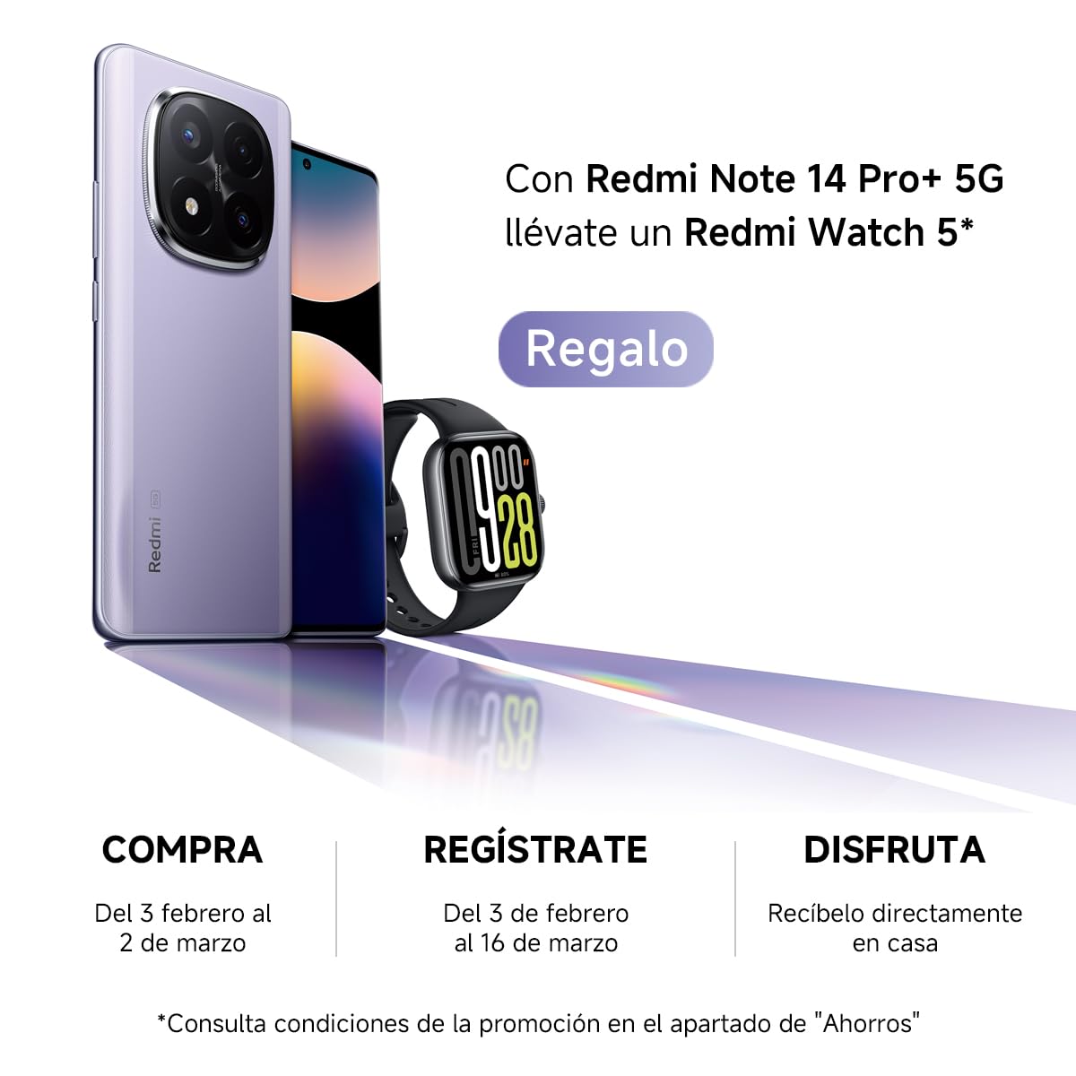 Xiaomi Redmi Note 14 Pro+ 5G - Smartphone de 12+512GB, Pantalla de 6.67" AMOLED FHD+ 120Hz, Snapdragon 7s Gen 3, cámara de 200MP, HyperCharge 120W, 5110 mAh, Cargador no Incluido, Negro (Versión ES)