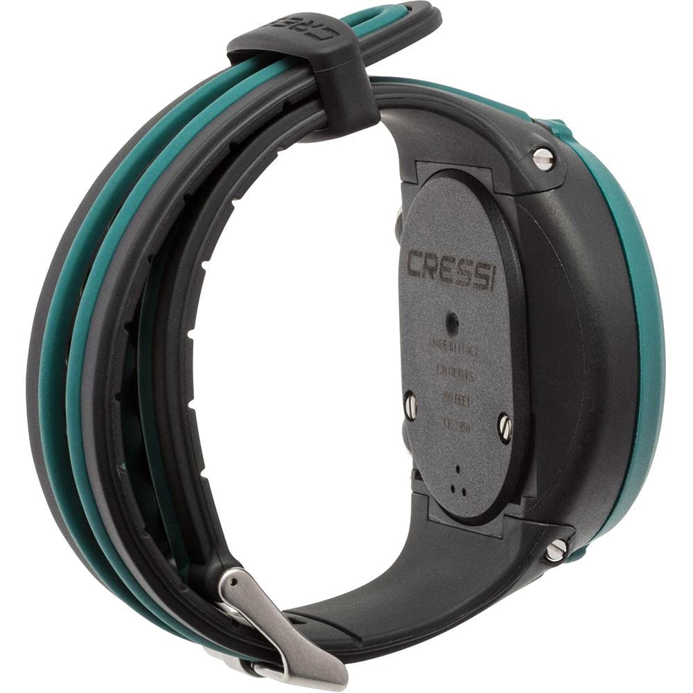 Cressi Nepto Watch Computer Reloj de computadora Freediving, Unisex, Verde, Talla única