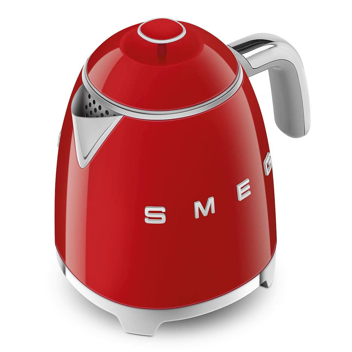 Smeg KLF05RDEU Electric Kettle with a Capacity of 0.8l and a Power of 1400 W KLF05RDEU-red, Plastic, Black