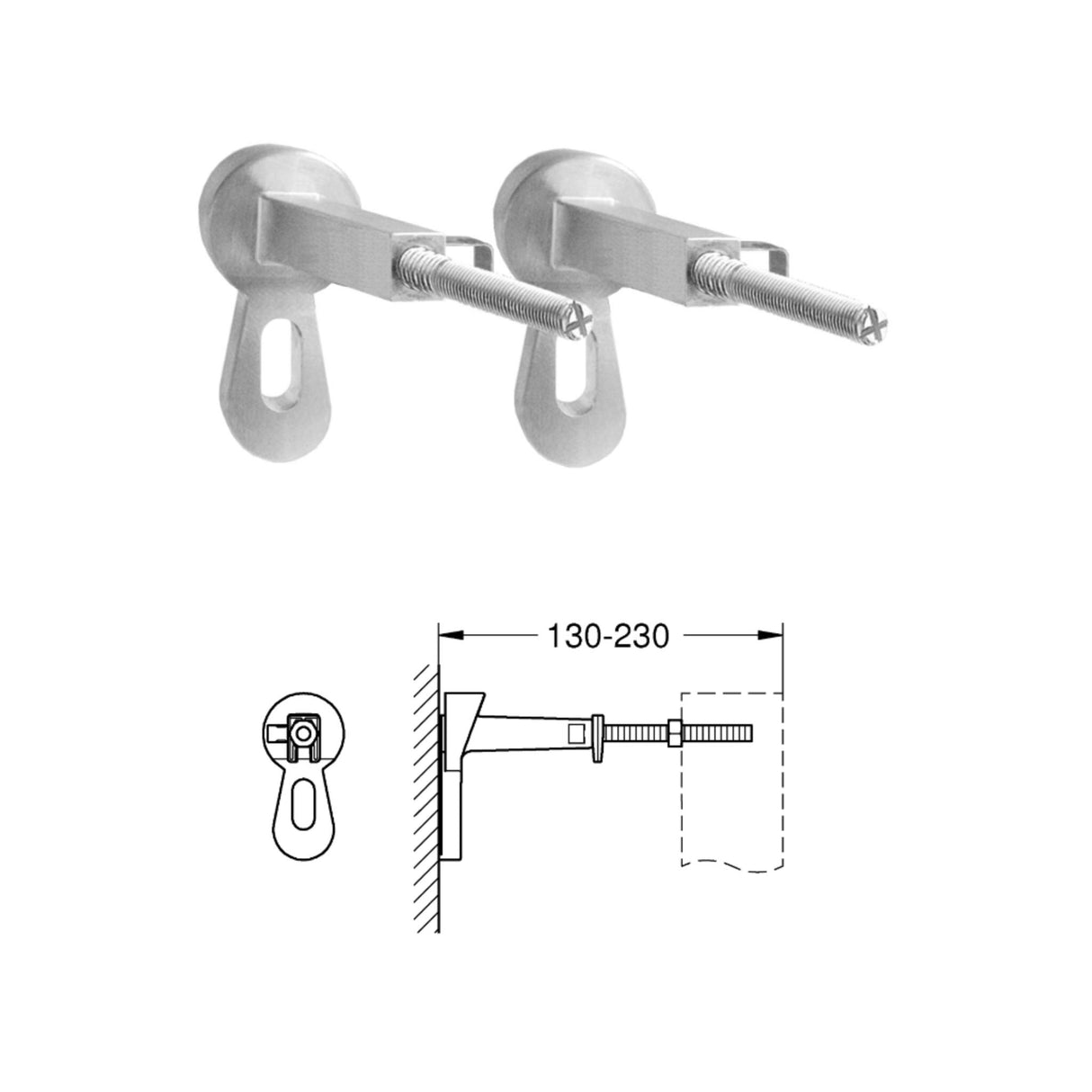 Grohe Rapid SL - Set 3en1 para WC suspendido (Ref. 38722001), 1.13 m
