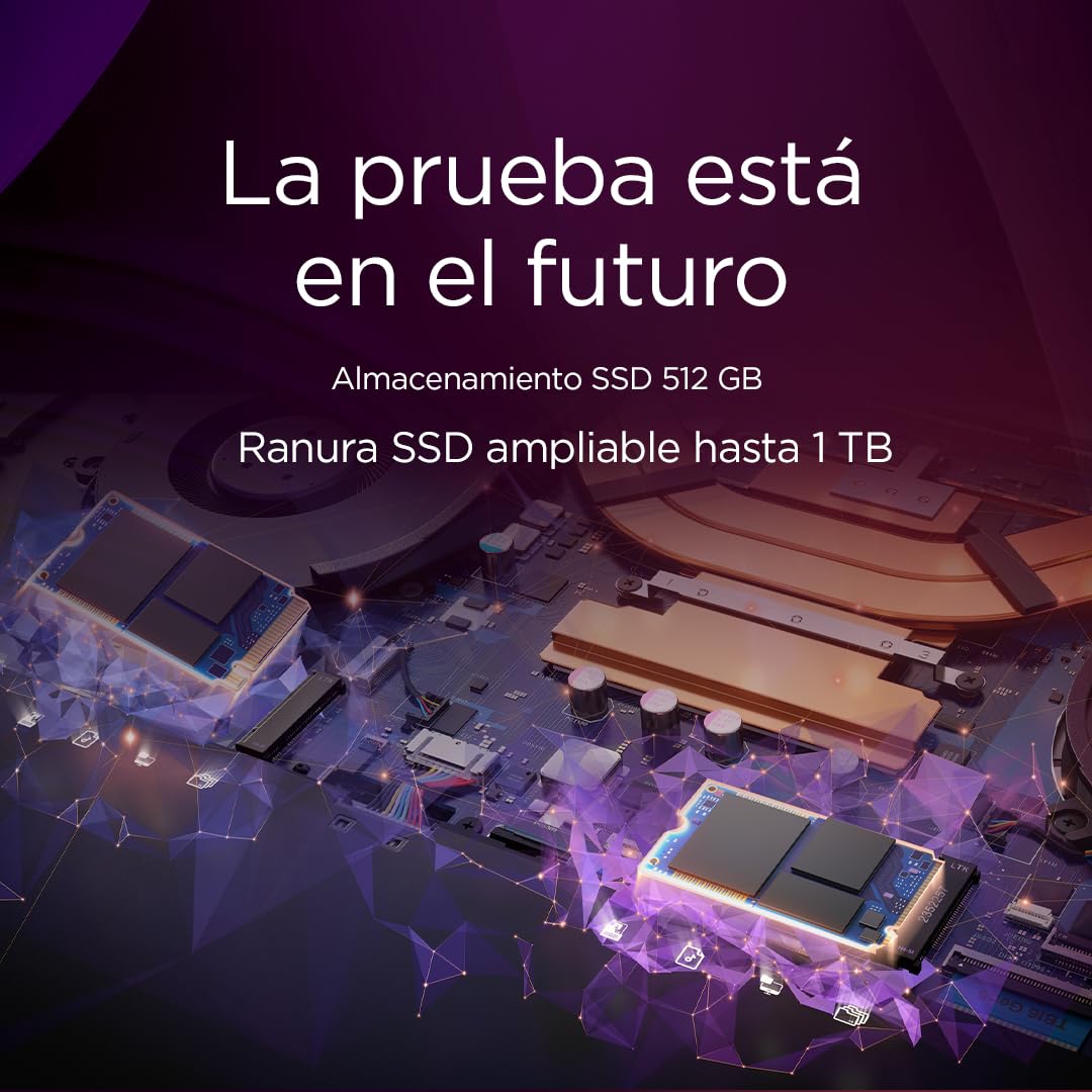 Lenovo IdeaPad Slim 3 Gen 10 – Ordenador Portátil IA Copilot+ PC 15.3'' WUXGA (Snapdragon X X1-26-100, GPU Qualcomm Adreno, 16 GB RAM, 512 GB SSD, Wi-Fi 6E, Win 11 Home) QWERTY Español - Gris Luna