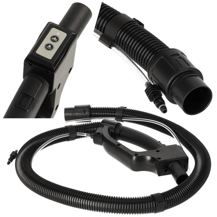 Dedra Aspirador 2 en 1, 1200 W, depósito de 20 l, 1200 W, con Sistema de pulverización y Polvo teledirigido y Cuatro Modos de Funcionamiento, depósito de plástico Resistente, con Interruptor de