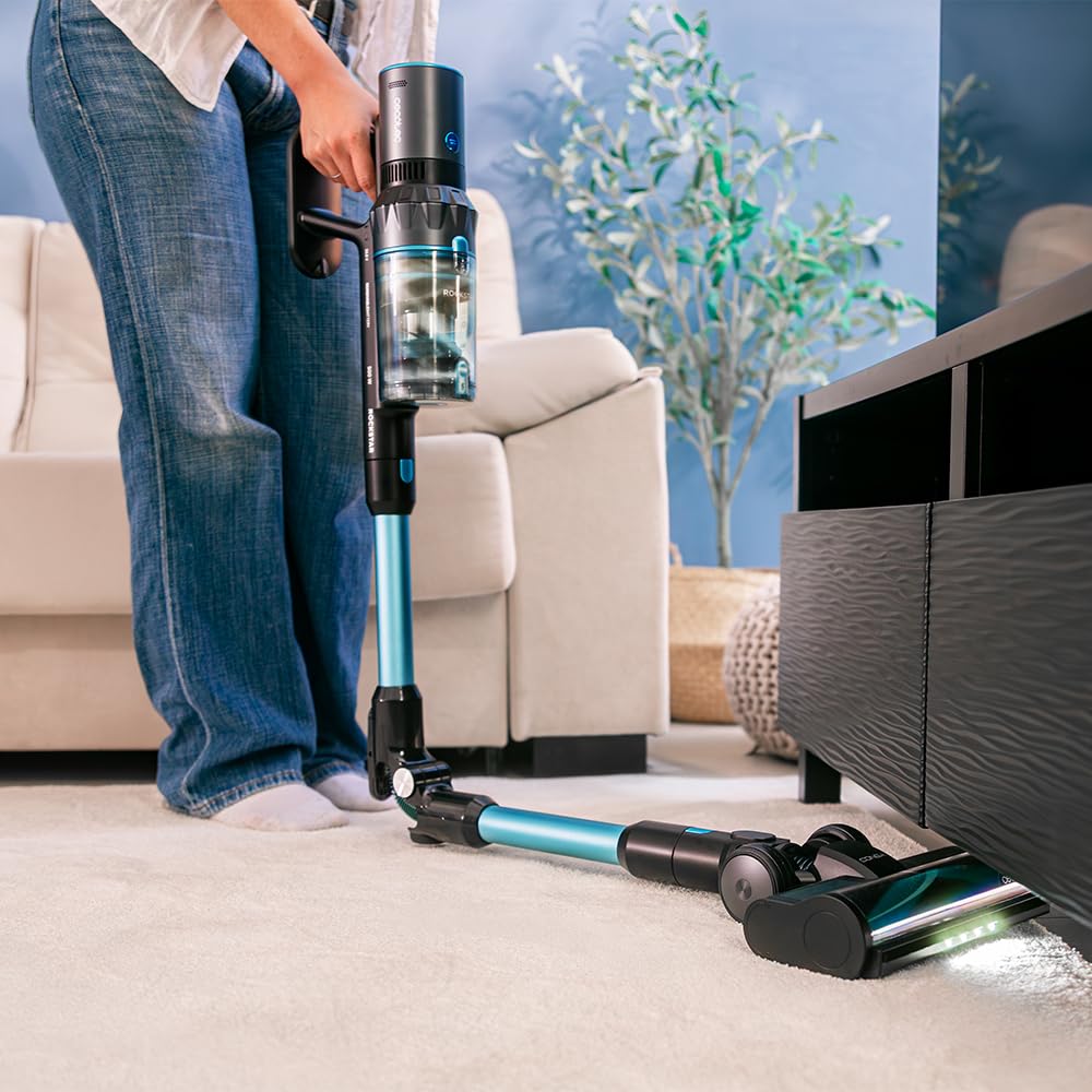 Cecotec Aspiradora Escoba sin Cable Conga Rockstar 3500 Storm Pet Flex. 500W, 150AW, Autonomía 70mins en Modo Eco, Cepillo Antienredos, Tubo Flexible, Cepillo Animales, Accesorios Muebles y Esquinas