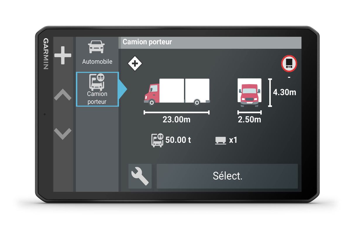 Garmin Navegador camión, Negro, 8'' (20.3 cm)
