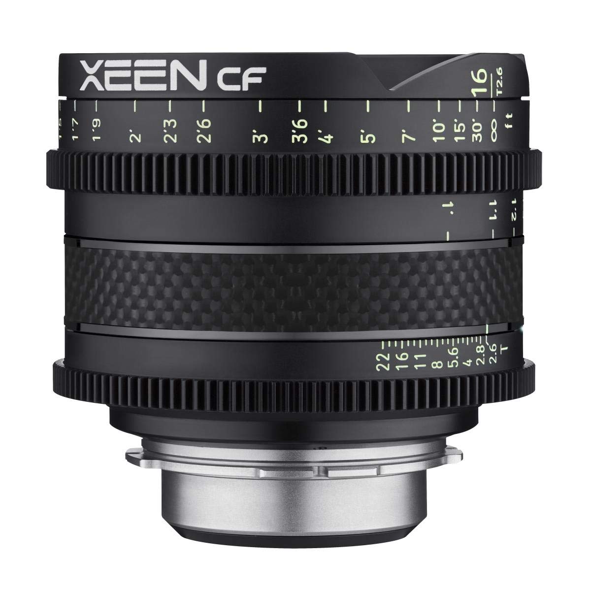 Samyang Xeen CF 16 T2.6 PL - Lente, Negro