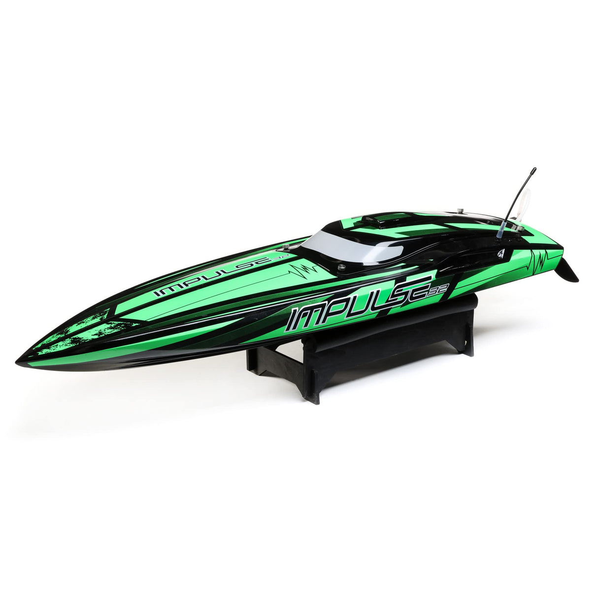 Pro Boat Impulse 32" sin escobillas Deep-V RTR con Smart Black/Green