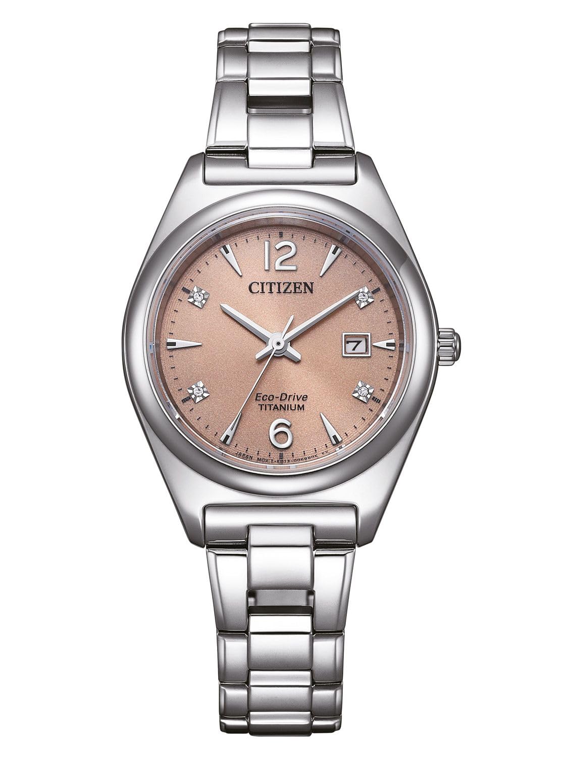 CITIZEN Reloj Analógico para Mujeres de con Correa en Titanio EW2601-81Z