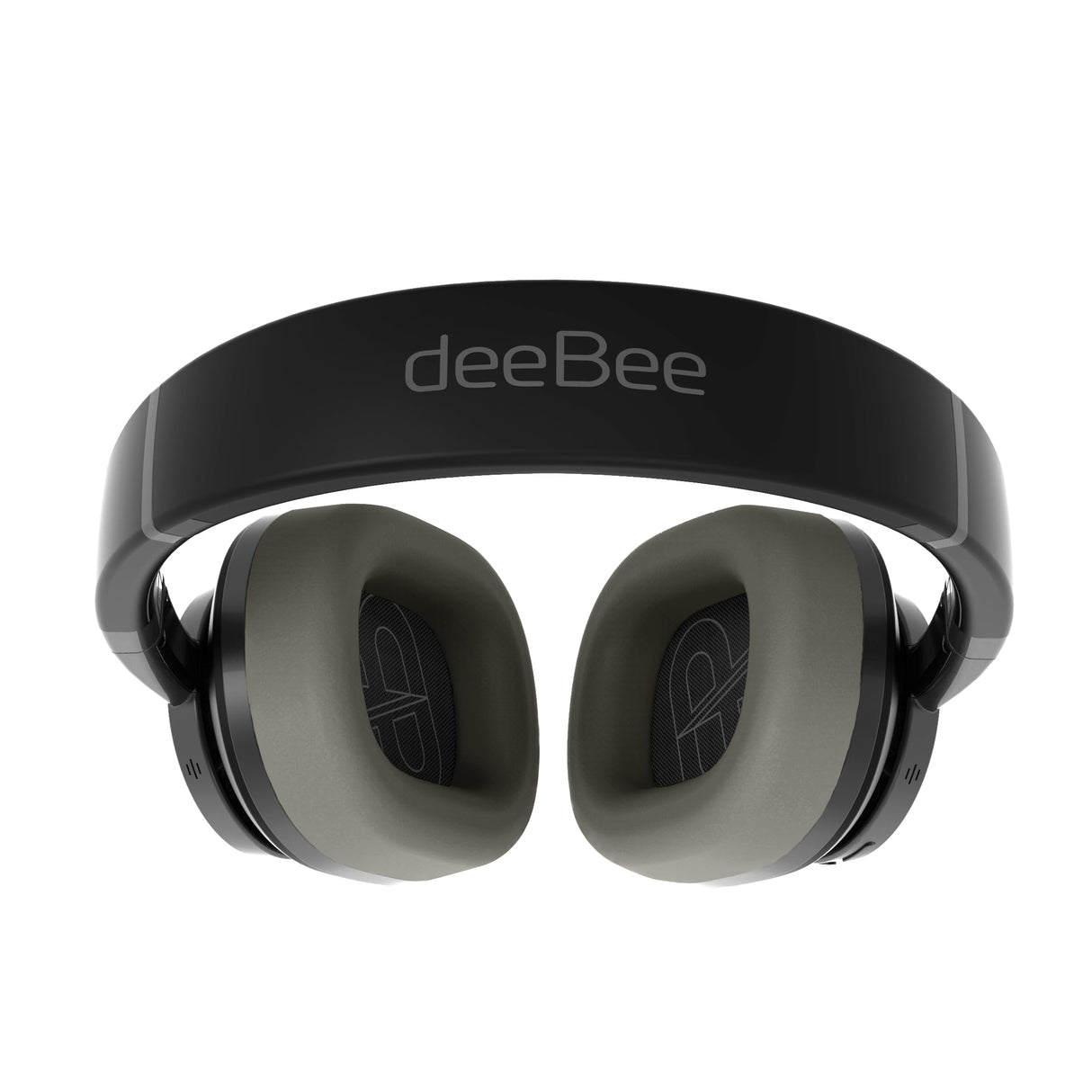 DeeBee dB-Pulse - Auriculares Over-Ear, cancelación Activa del Ruido -35 dB, Bluetooth 5.2, 40 Horas de autonomía, Negro, con Almohadilla Intercambiable