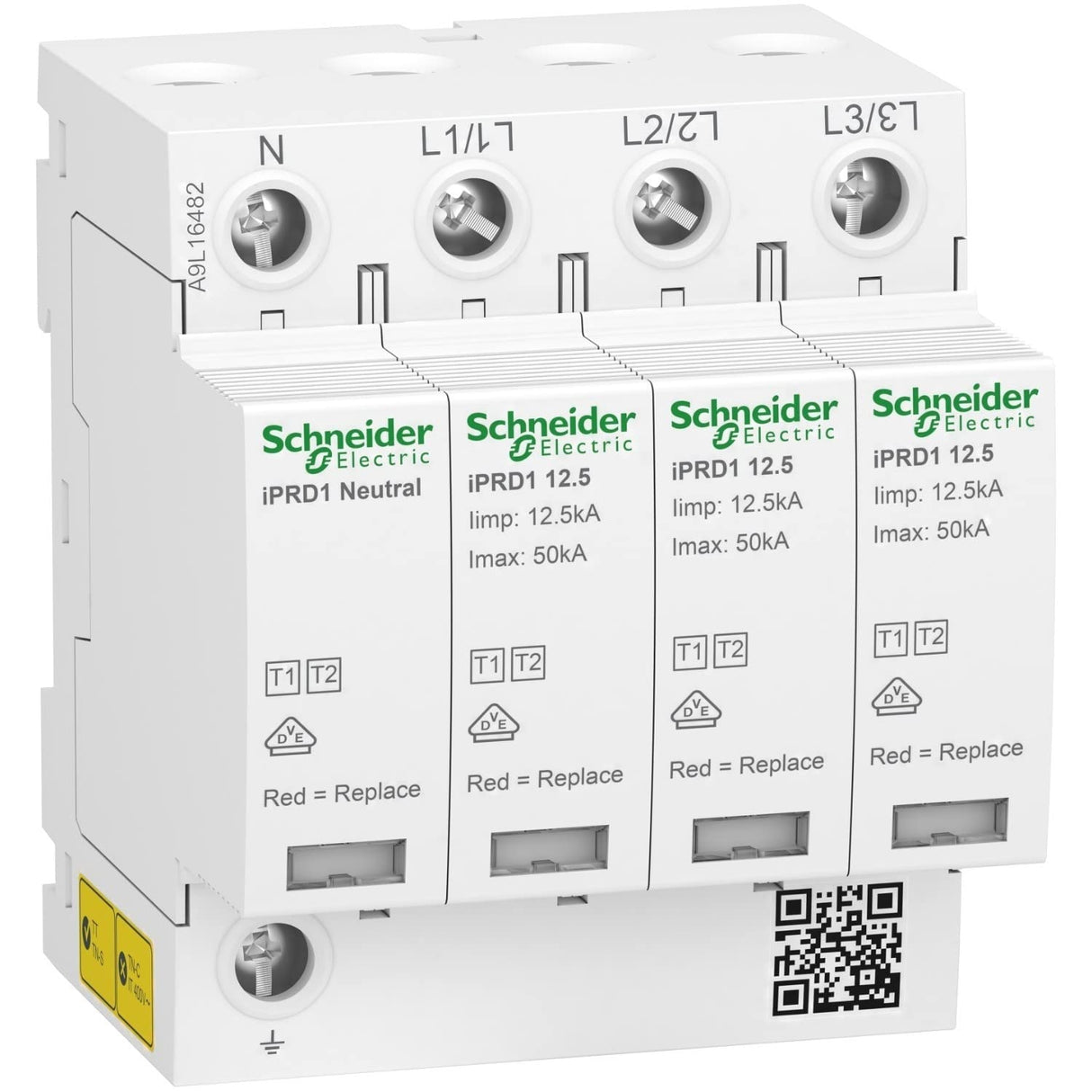 Schneider Electric Acti9 iPRD1 12.5r 3PN 350V remote transf marca