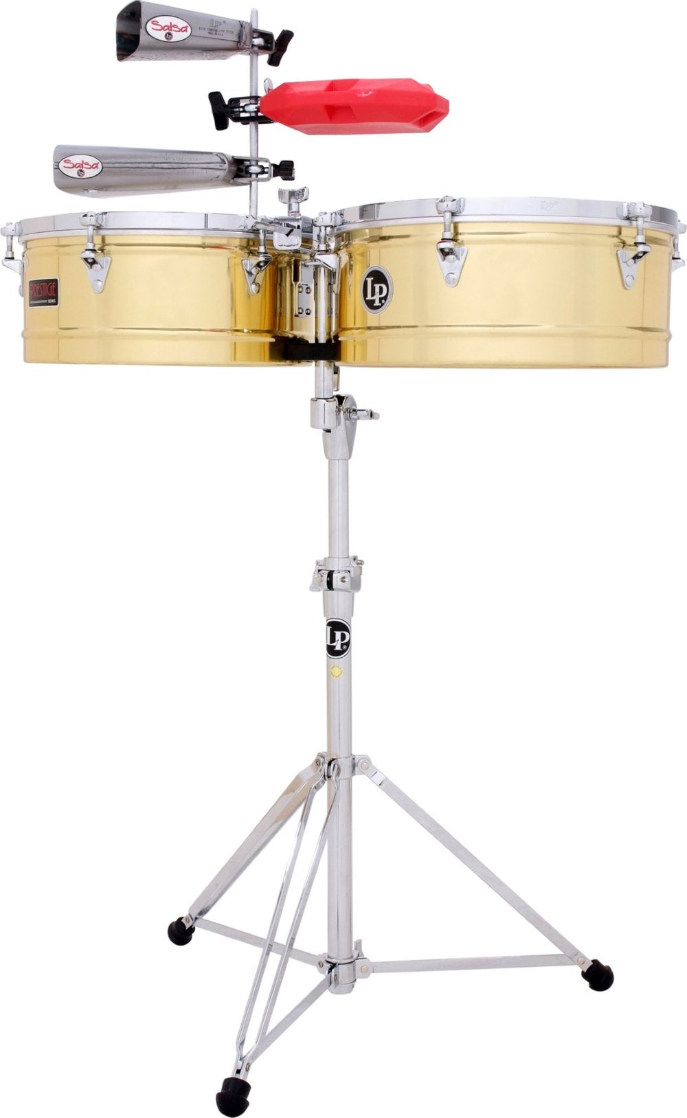 LP Latin Percussion Timbales Prestige Thunder Timbs Latón macizo LP1516-B