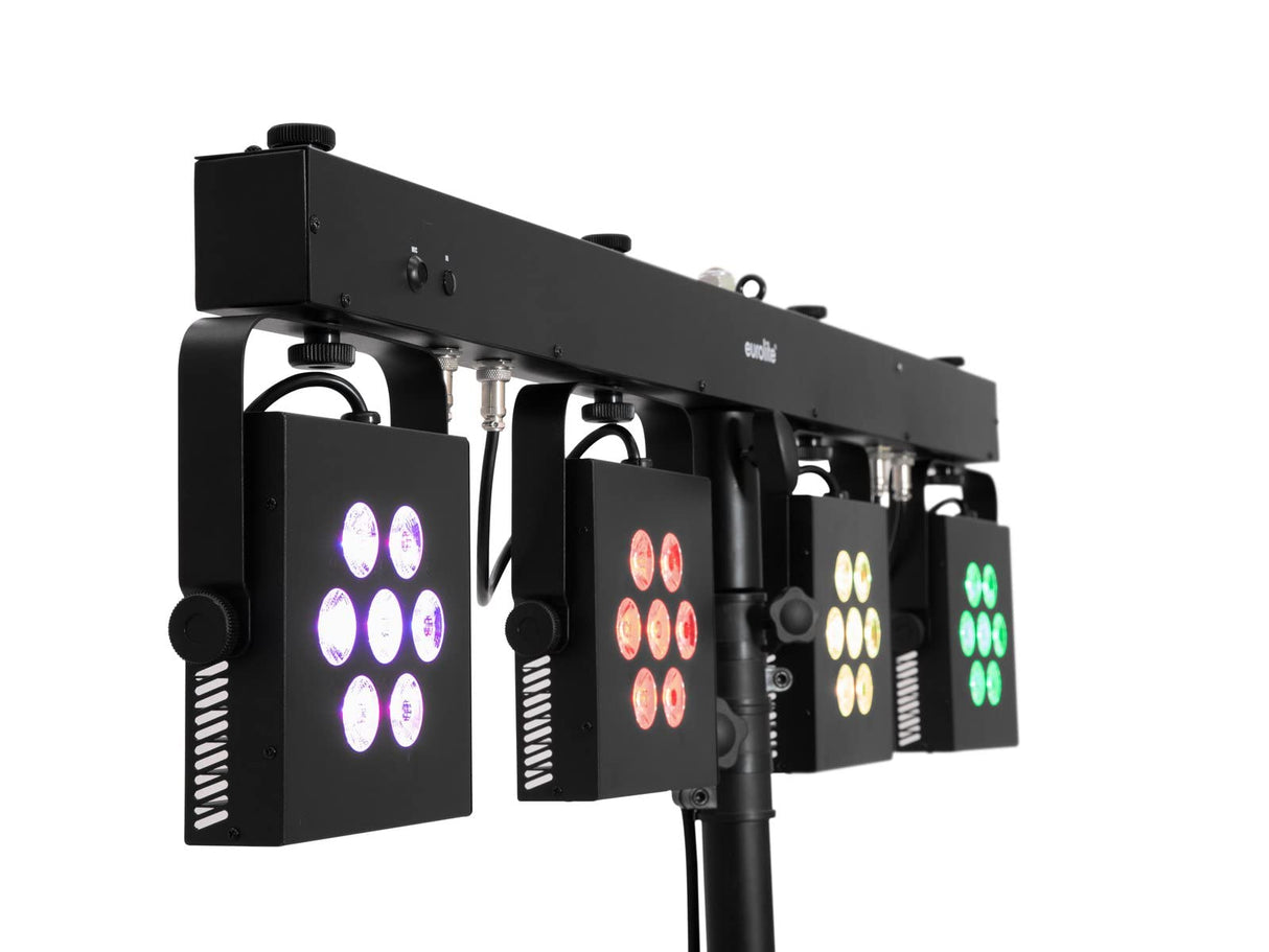 EUROLITE - Set led kls-3002 + soporte de acero stv-40s-wot