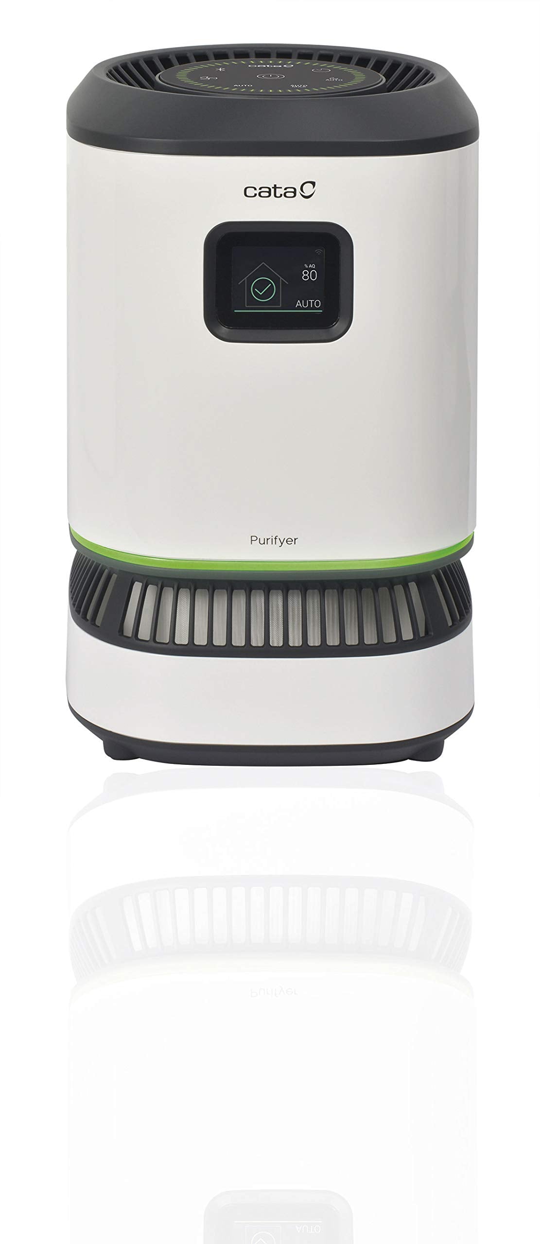 Cata - Purifyer Dream - Purificador de Aire con Filtro HEPA H13 - Hasta 30 m2 75 m 3 de Superficie - Tecnología NONVIRAIR - Pantalla TFT - Diagnostica y Gestiona la Calidad del Aire (02201001)