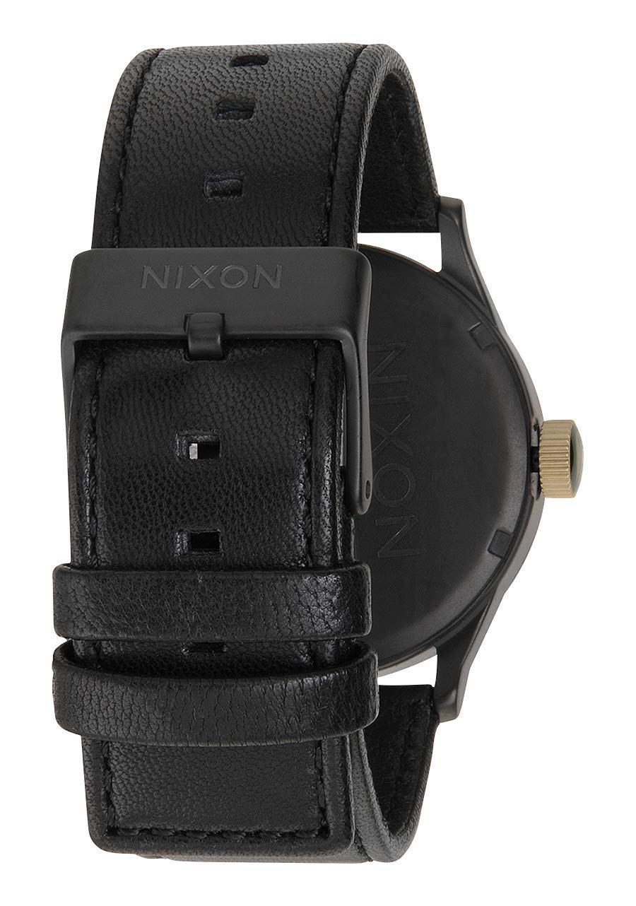 Nixon Reloj Analógico para Hombre de Cuarzo con Correa en Piel A105-1041-00