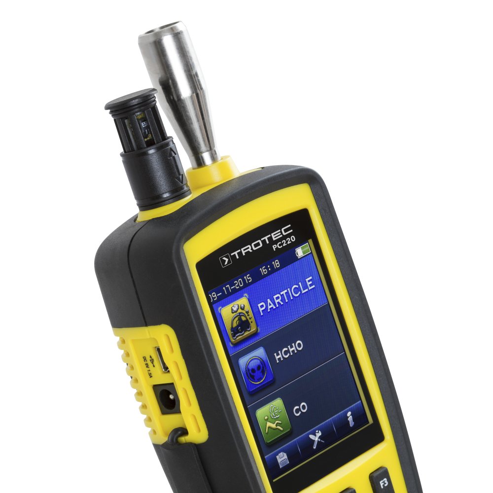 TROTEC Contador de partículas PC220 Incl. Certificado de calibración