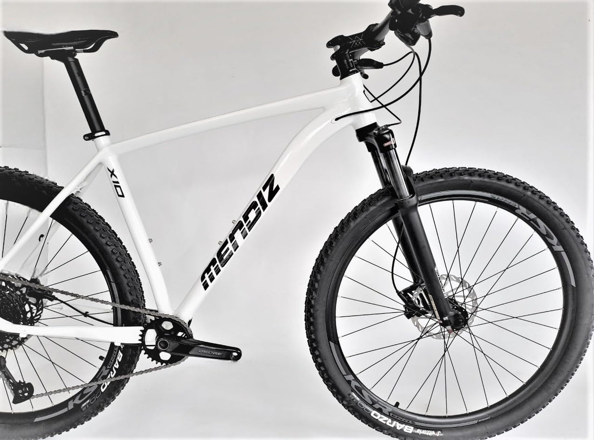 Mendiz Bicicleta de montaña X10.03, Aluminio, tamaño: 21'', Sram NX Eagle 12V, Frenos de Disco, suspensión Delantera, Color Blanco