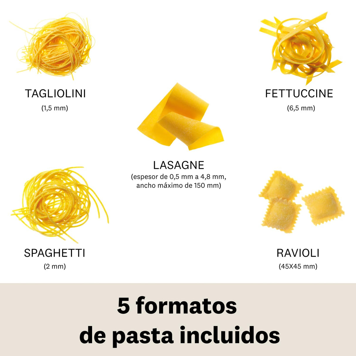 Marcato Pasta Set Máquina para Pasta Manual con Accesorios Incluido, Acero Cromado, Plata, 20 X 20.7 X 15.5 Cm