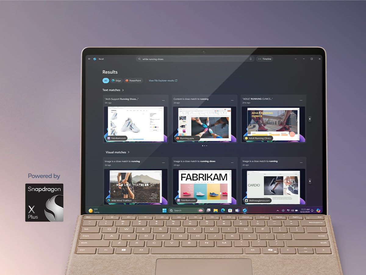 Microsoft Surface Pro (no Incluye el Cargador) | Copilot+ PC | Pantalla táctil 13” | Snapdragon® X Plus | 16GB RAM | 512GB SSD | Último Modelo, 11a edición | Duna