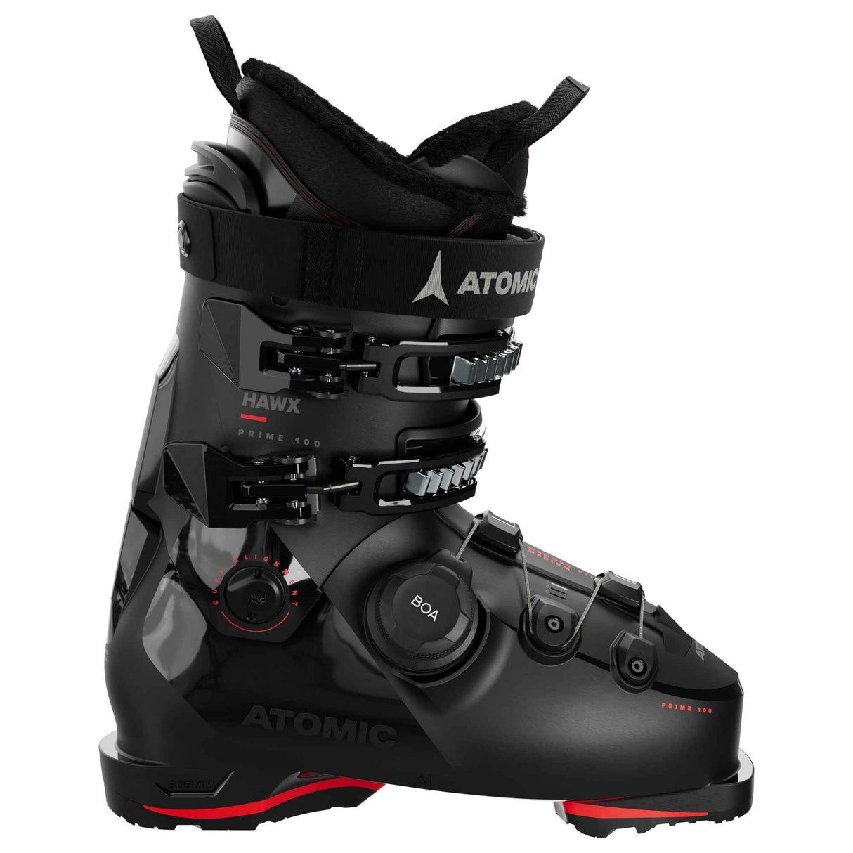 ATOMIC HAWX Prime 100 Boa Gw Botas Alpine, Unisex, Negro/Rojo, 29/29.5