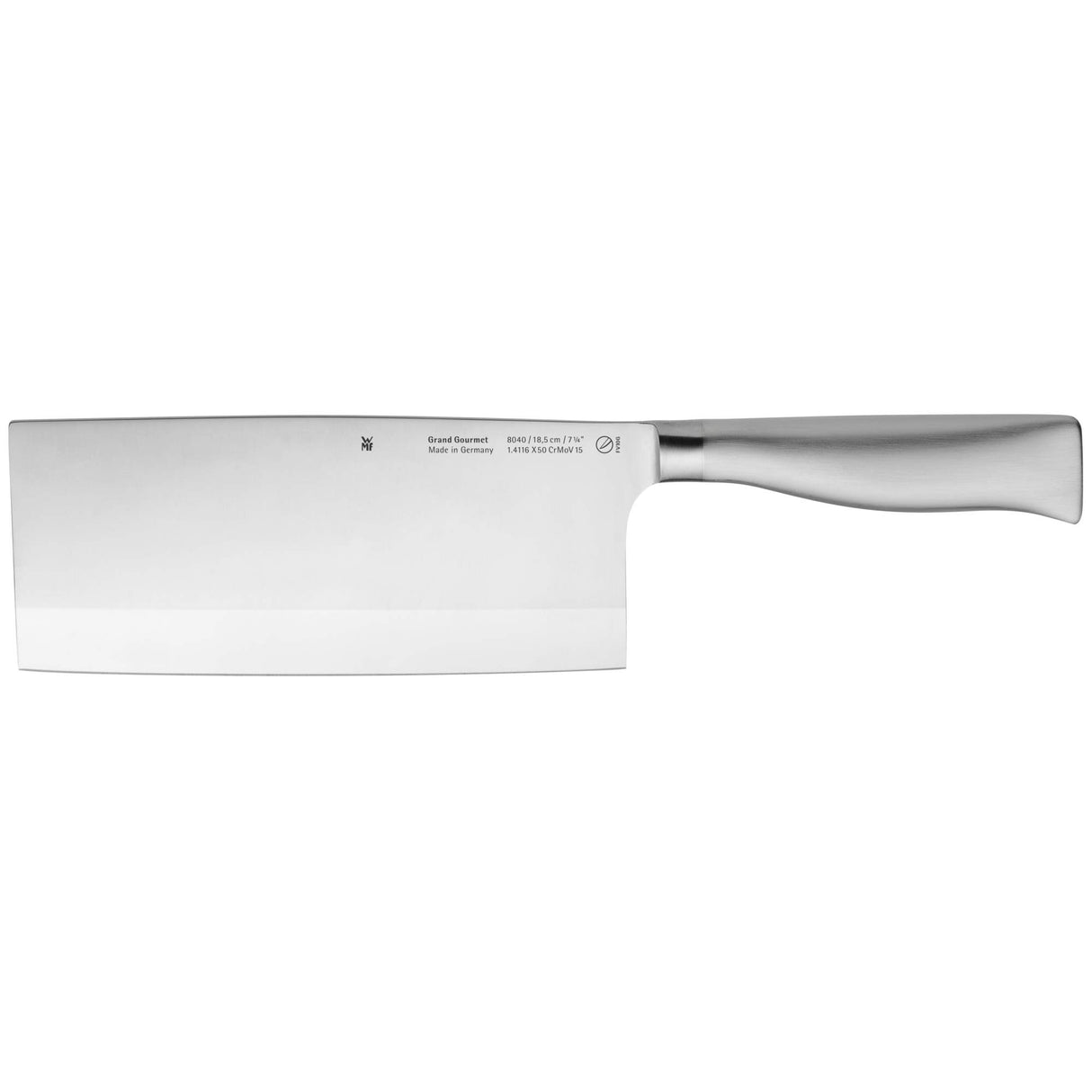 WMF Grand Gourmet - Cuchillo de Chef Chino de 31,5 cm con Hoja Insertada de Acero Templado Completamente Forjado de 18,5 cm