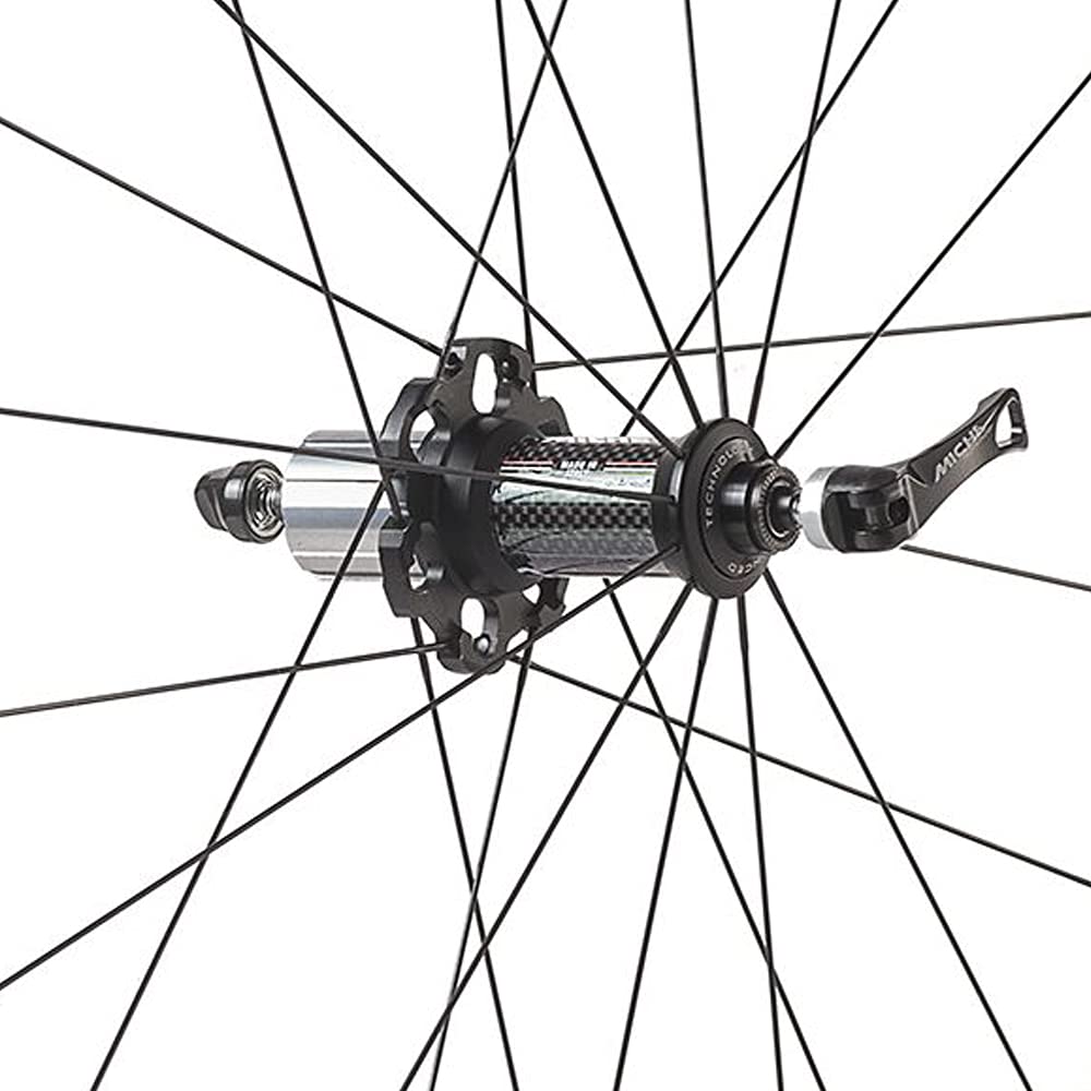 Miche Neon Clincher Juego de Ruedas de Carretera, Unisex, Negro, Shimano Freehub