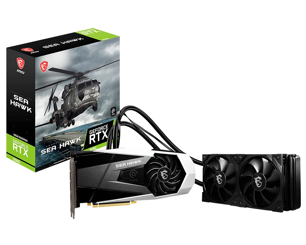 MSI Computer RTX 3080 Sea Hawk X 10G LHR CTLR (912-V389-235)