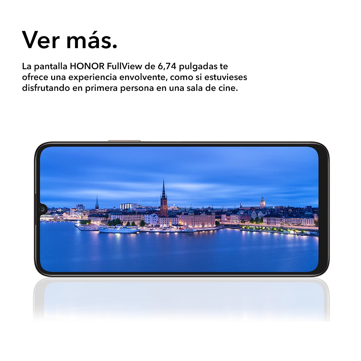 HONOR Smartphone, Ocean Blue, 4+128