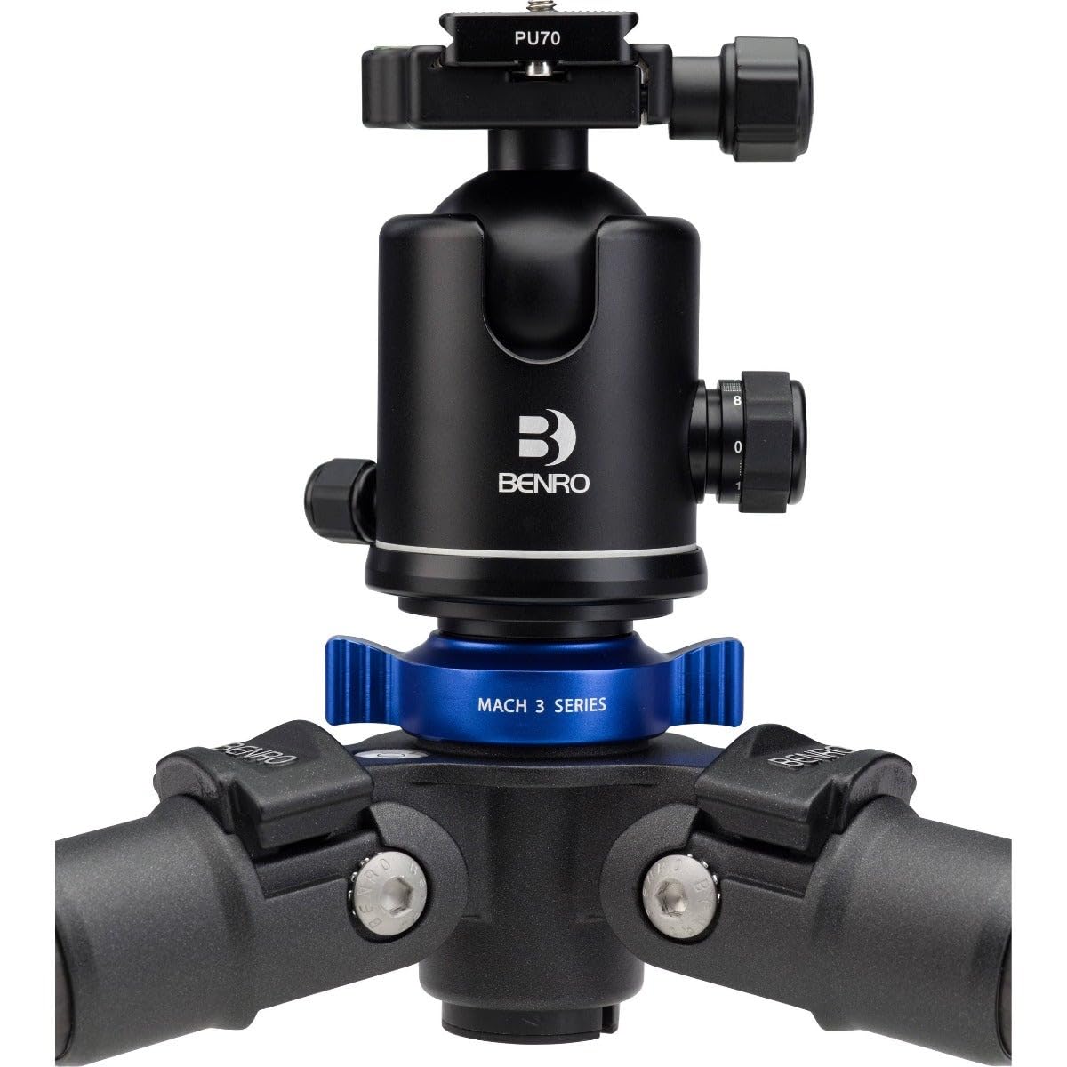 BENRO Trepied Mach3 Tripod Series 4 Aluminium 3 Sections Long - TMA47AL