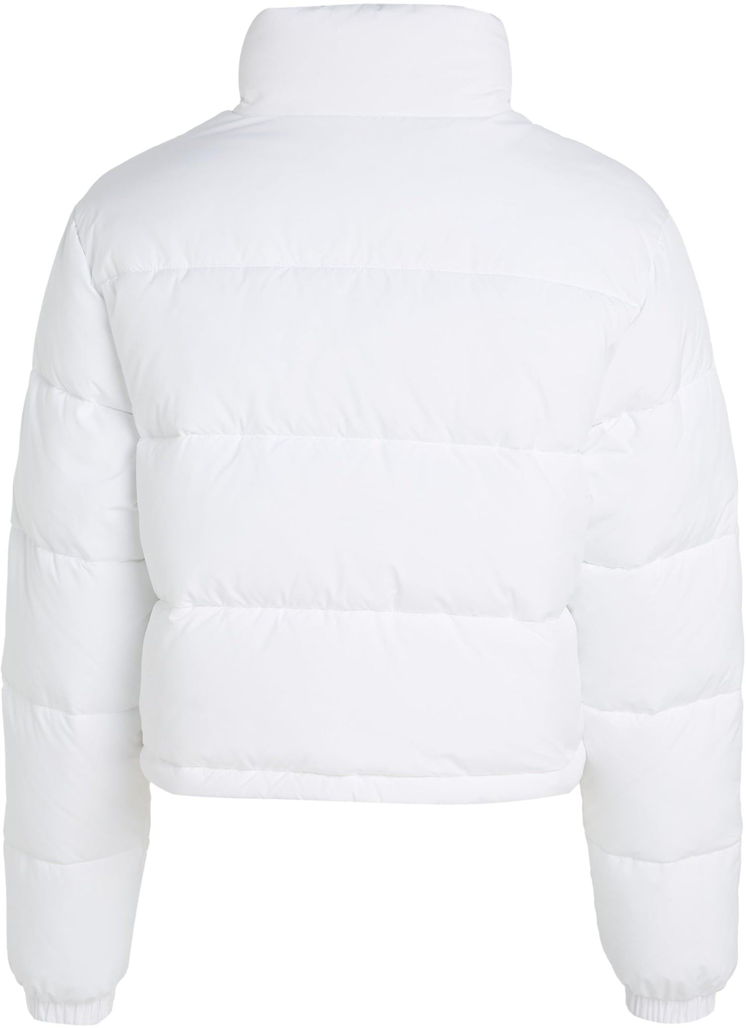 Tommy Jeans Cazadora Acolchada Mujer Cropped Essential Puffer Corta, Blanco (White), S