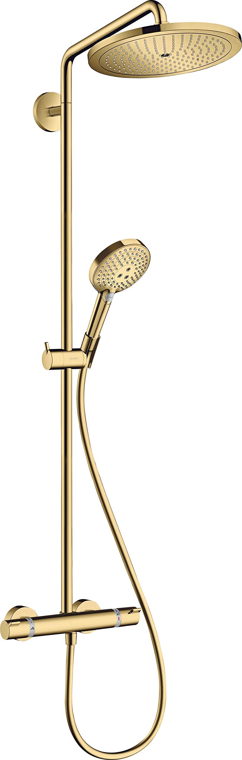 Hansgrohe 26891990 Shower Pipe, Color Oro Pulido