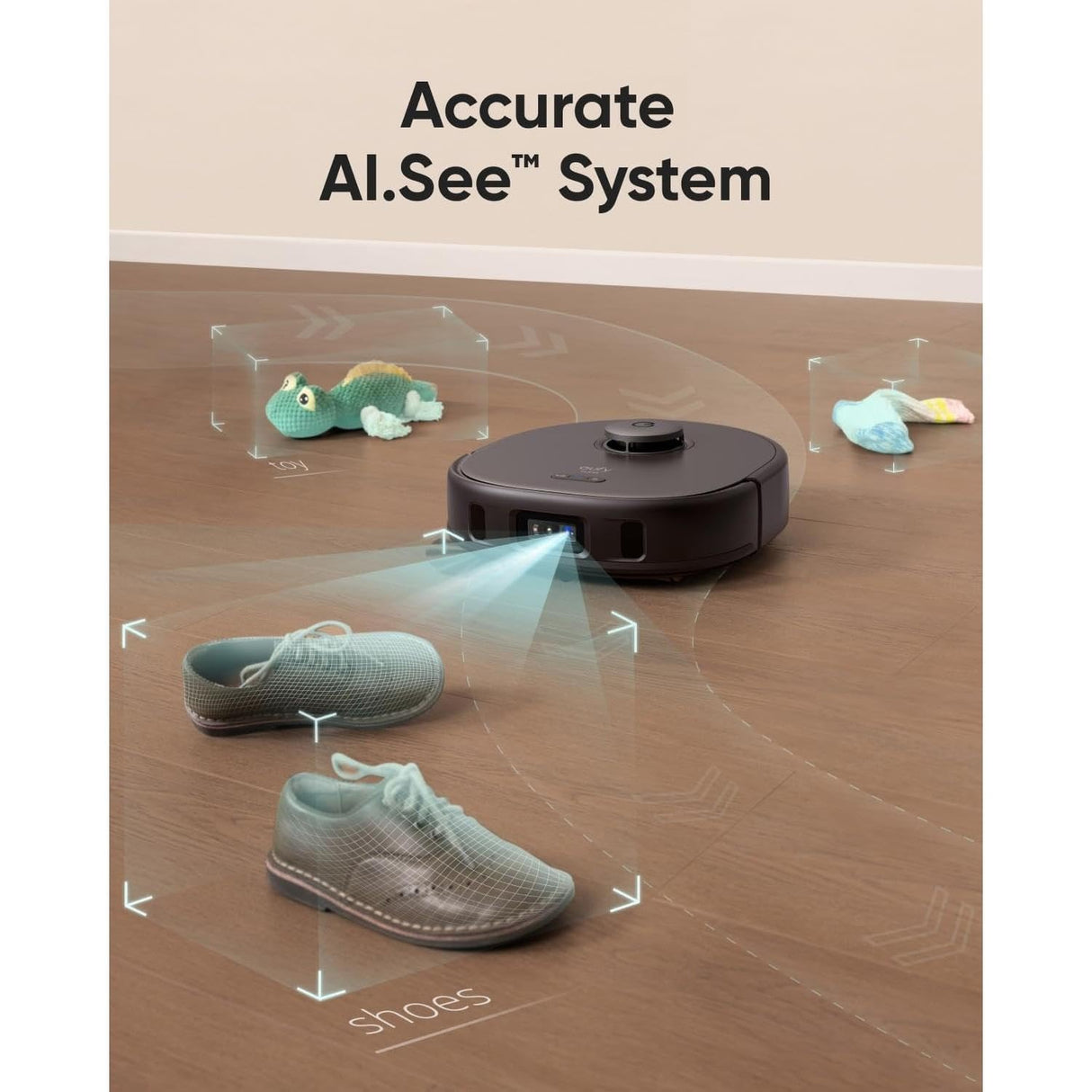 eufy Clean X9 Pro CleanerBot con Limpieza a presión MopMaster™, 2 mopas giratorias, detección de alfombras con elevación de 12 mm, Limpieza automática, 5500 Pa y evasión de obstáculos por IA