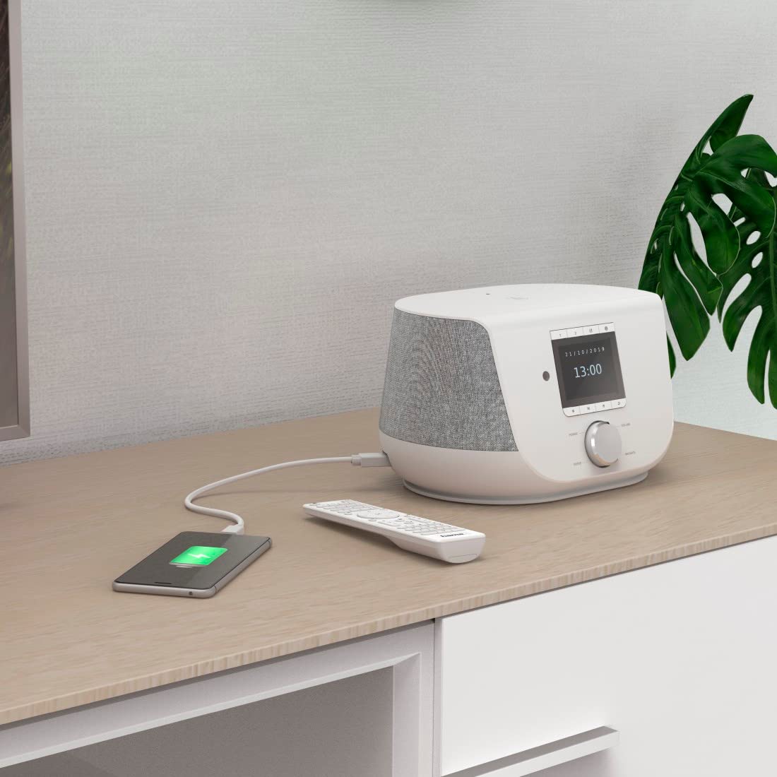 Hama | Radio Digital (FM/Dab/Dab+ / Radio por Internet/App/Bluetooth®, Blanco)