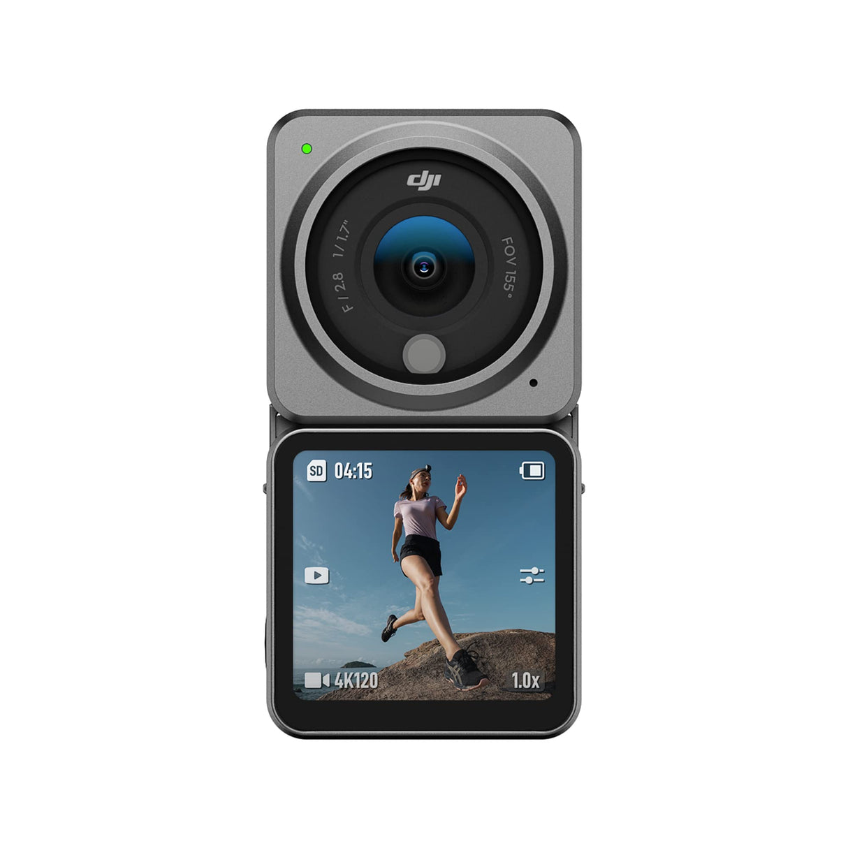 DJI Action 2 dual-screen Combo No Funda Magnética de Protección, Color Gris, 32G