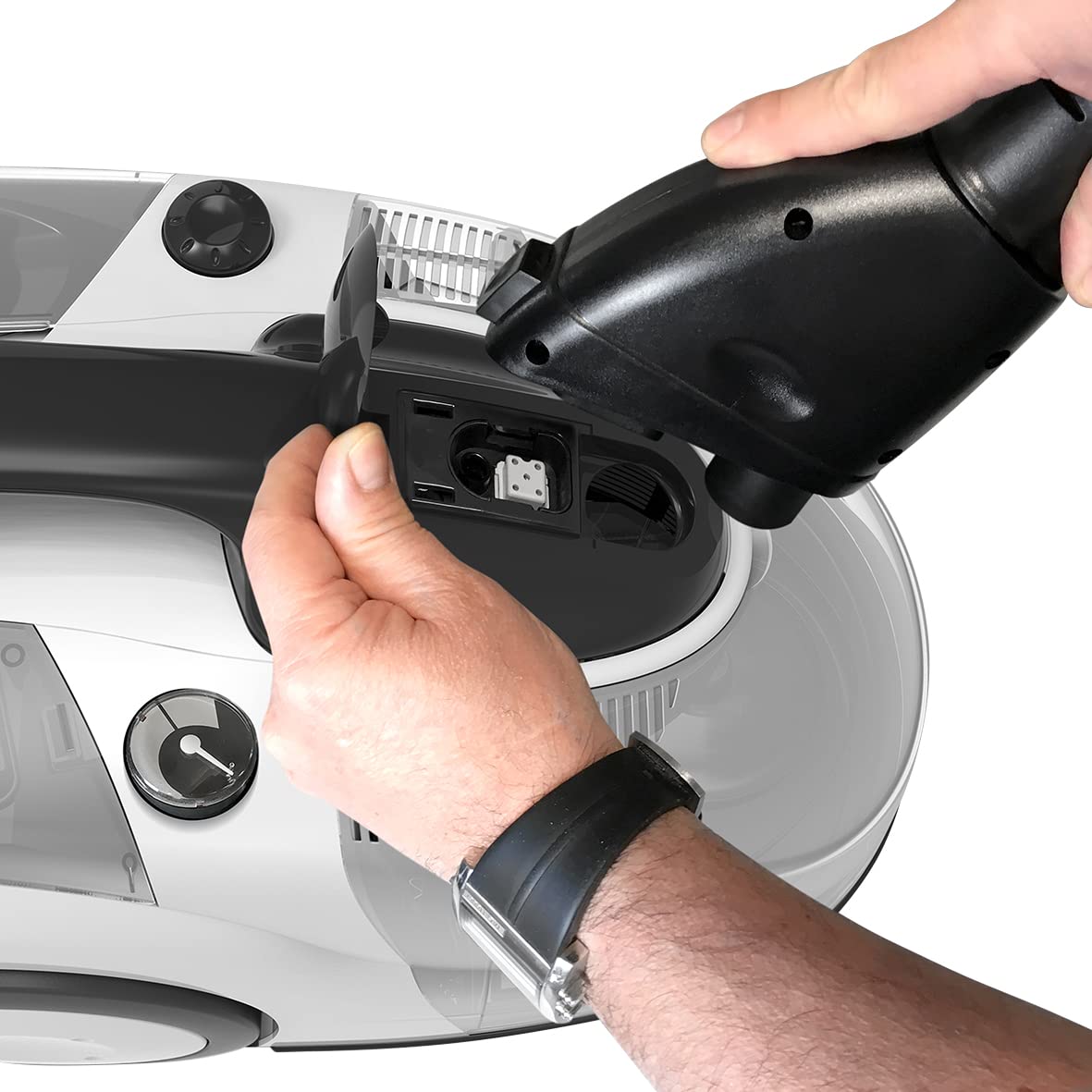 Lavor Professional Steam Cleaner GV EGON VAC 4.1 Plus Steam at 152°C with Suction Function, Removes Germs and Bacteria with the Force of Steam