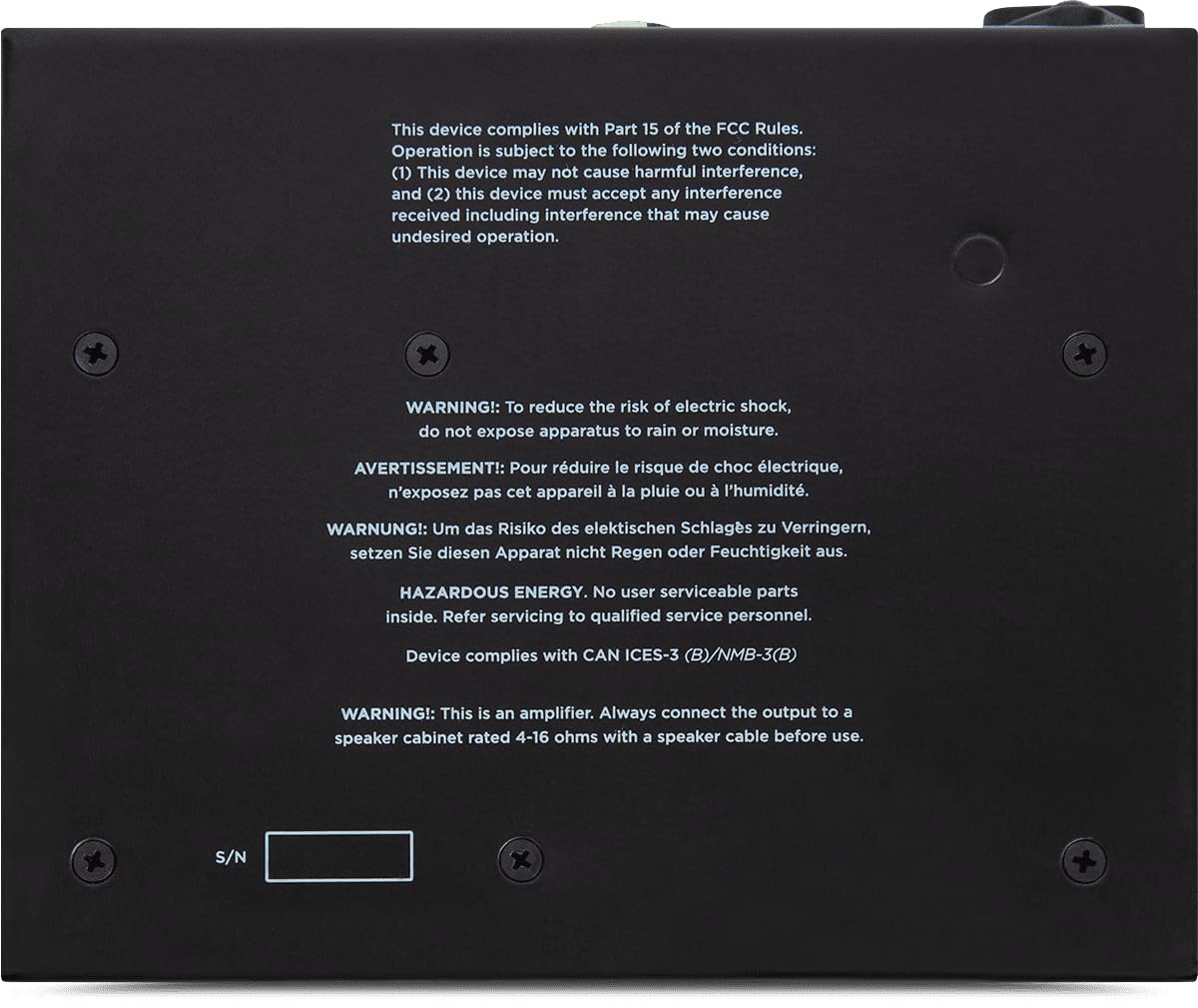SEYMOUR DUNCAN - Amplificador - Amplificador estéreo de 100 vatios