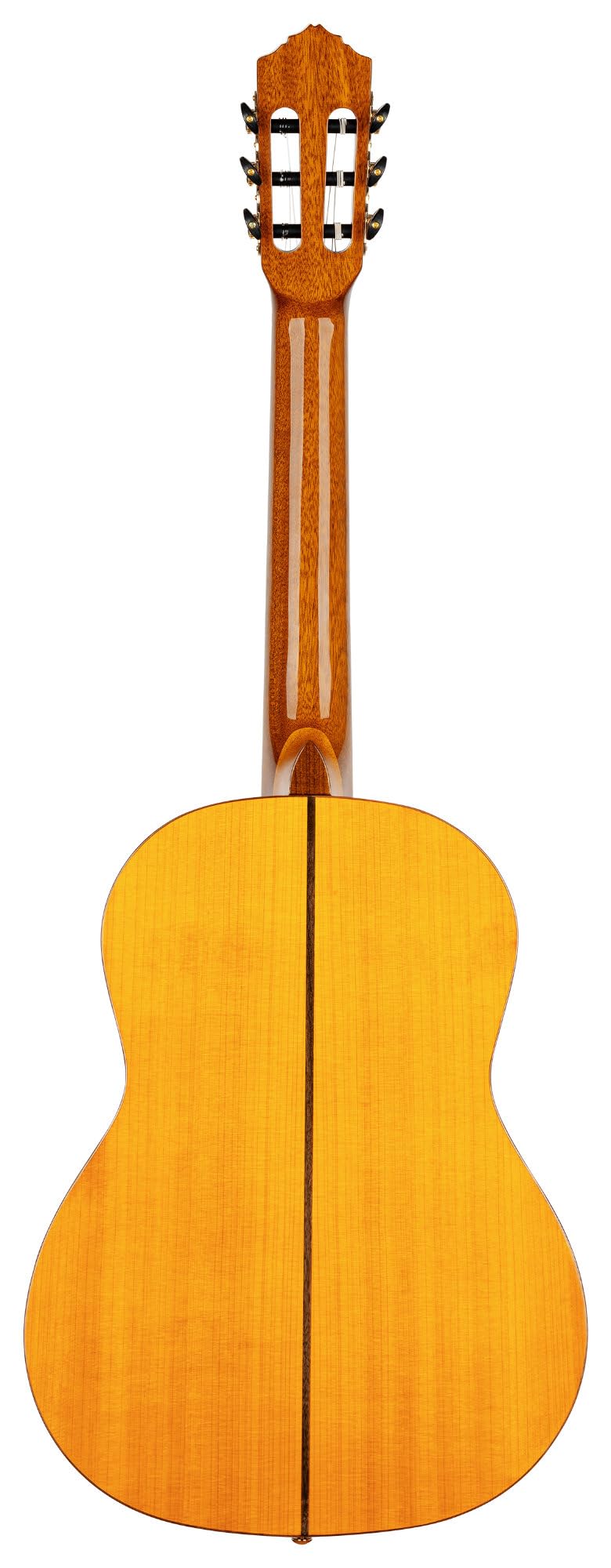 Ortega Guitars Family Series Pro - Guitarra de concierto flamenco 4/4 (pícea y ciprés, acabado brillante, incluye funda R170F)