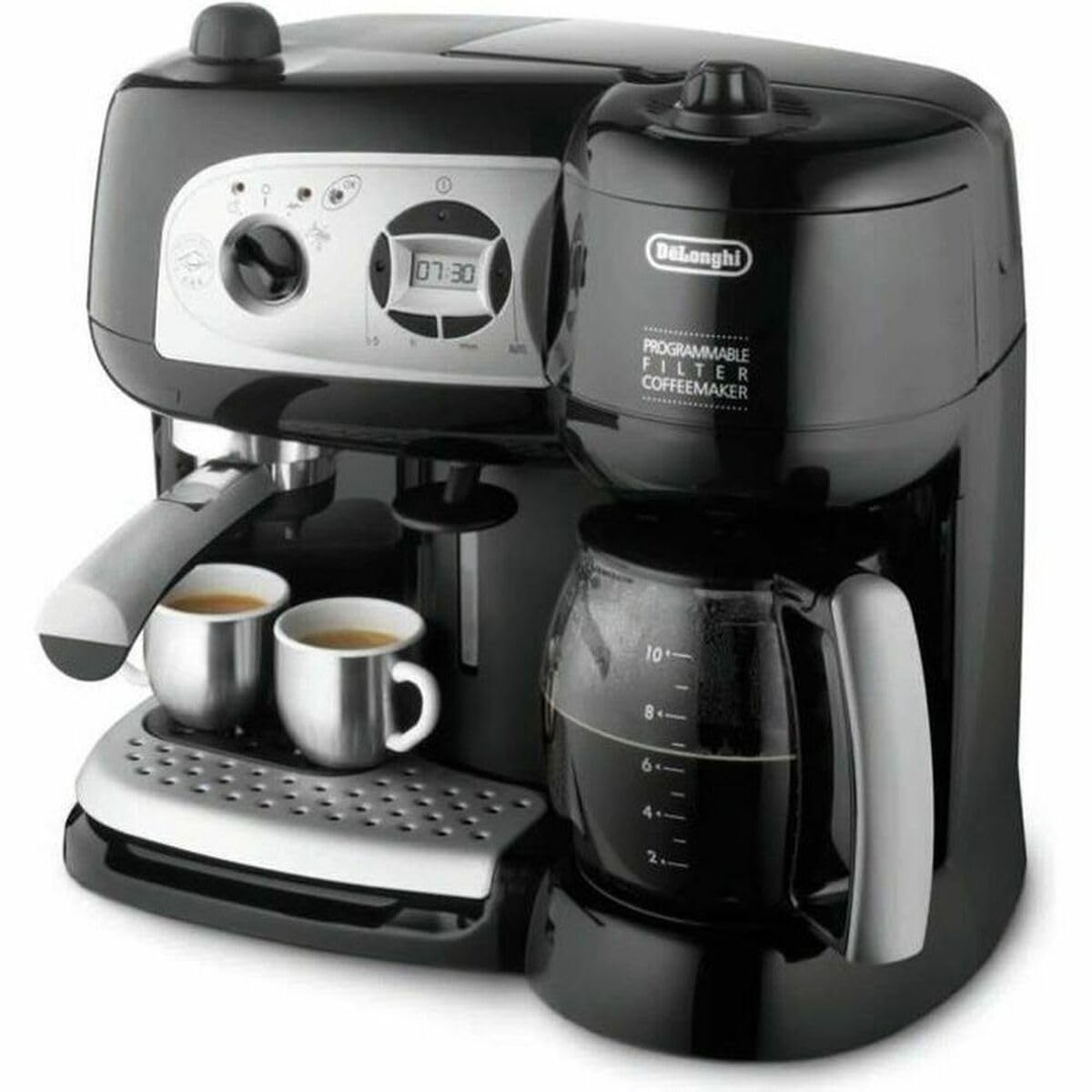 De'Longhi BCO264.1 - Cafetera combinada, 1750 W, 1.2 L, negro