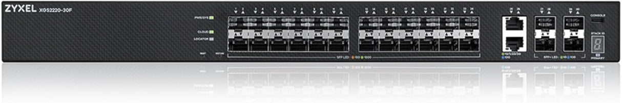 Zyxel 24-Port SFP L3 Access Switch with 6 10G Uplink (XGS2220-30F)