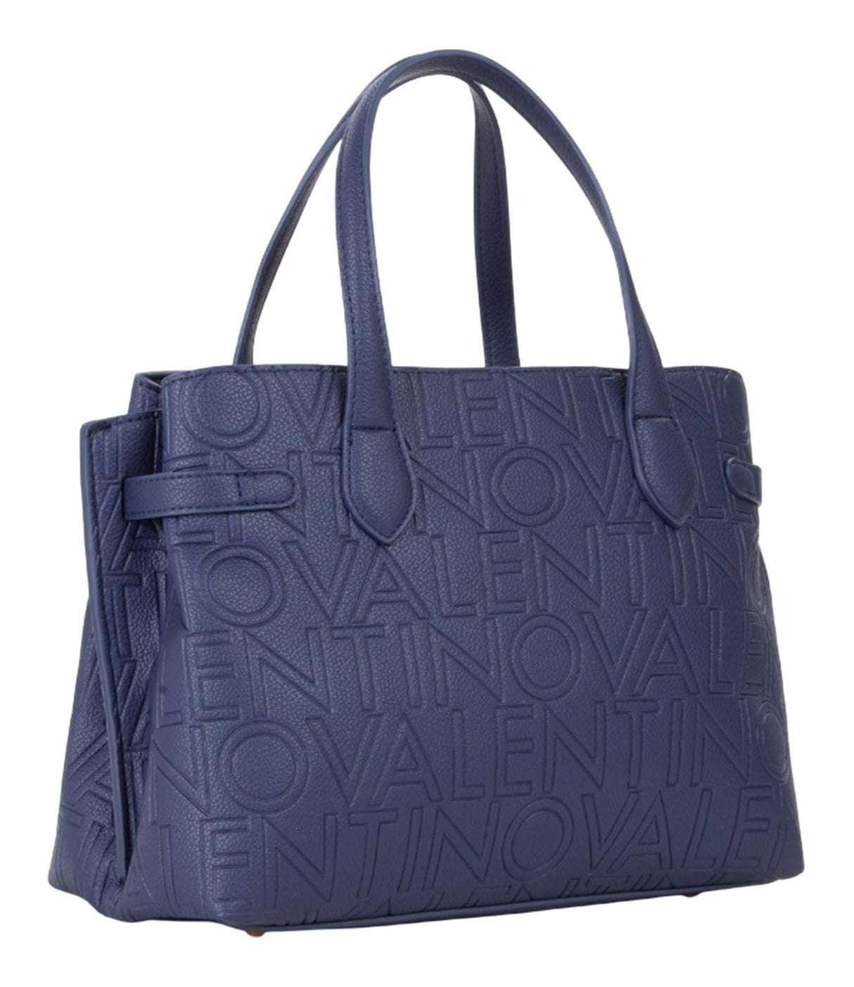 Valentino Pansy Shopping Bag Blu