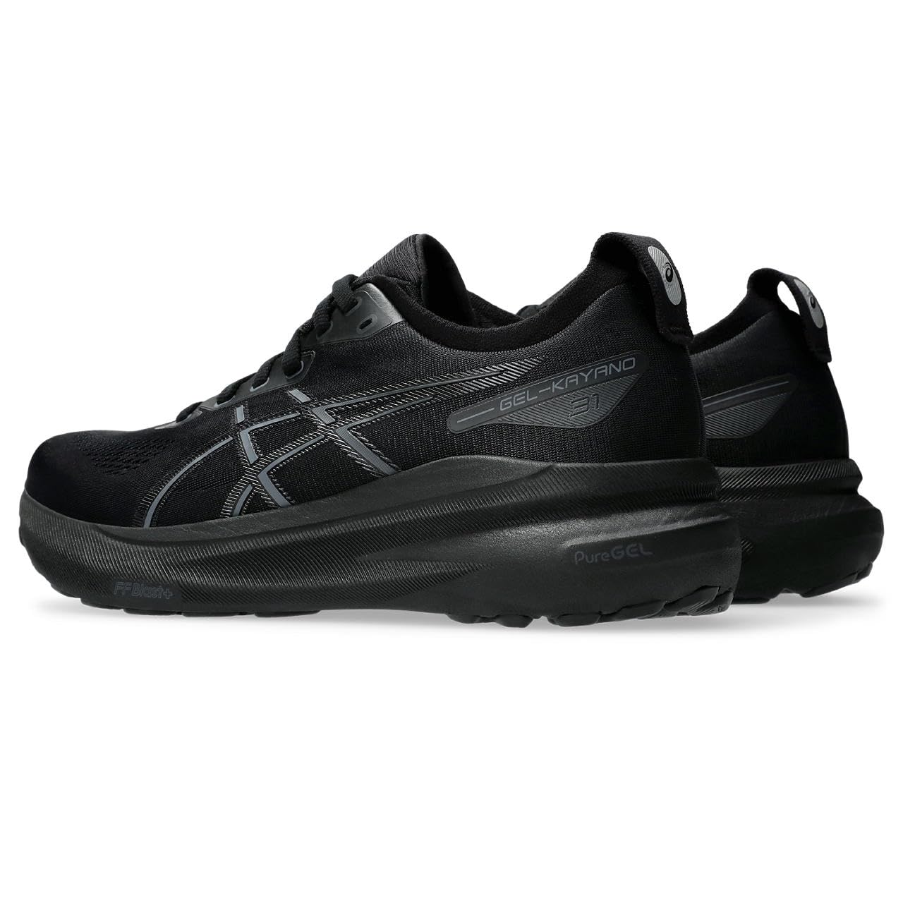 ASICS Gel-Kayano 31, Sneaker Hombre, Negro/Negro, 41.5 EU