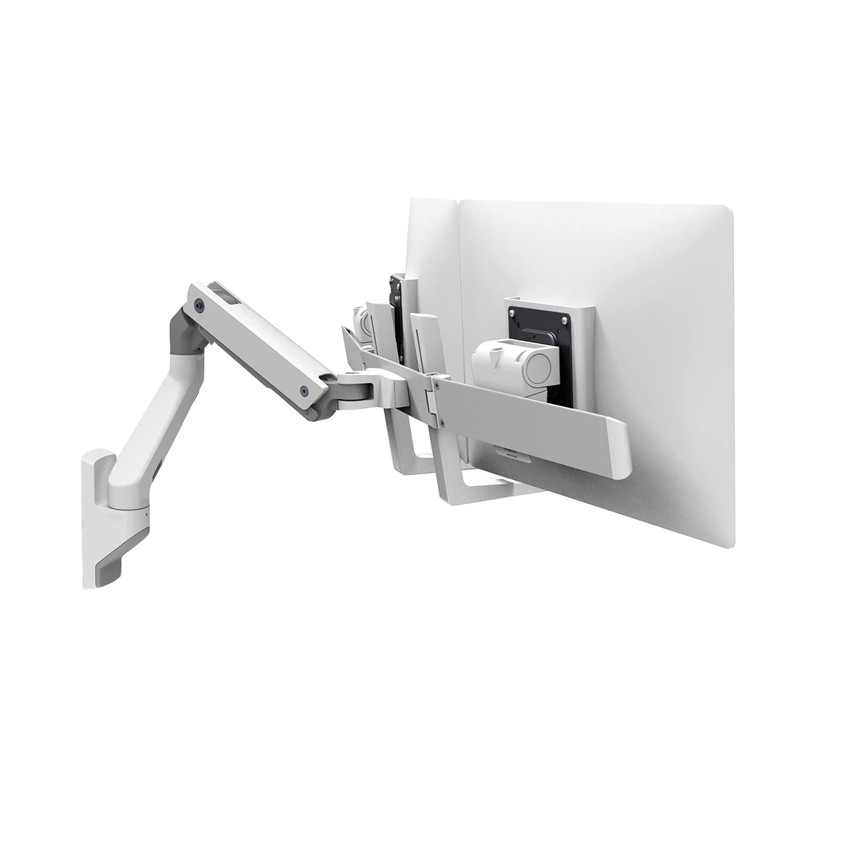 Ergotron Brazo de Monitor de Montaje en Pared HX - Kit de Montaje (Brazo articulado, Montaje en Pared, pivote, Accesorios de Montaje, Pieza de extensión) para Monitor - Blanco - tamaño de Pantalla: