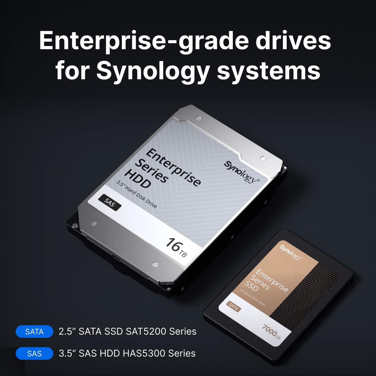 Synology HDD SAS de 3.5 Pulgadas HAS5300 de 12 TB (HAS5300-12T)