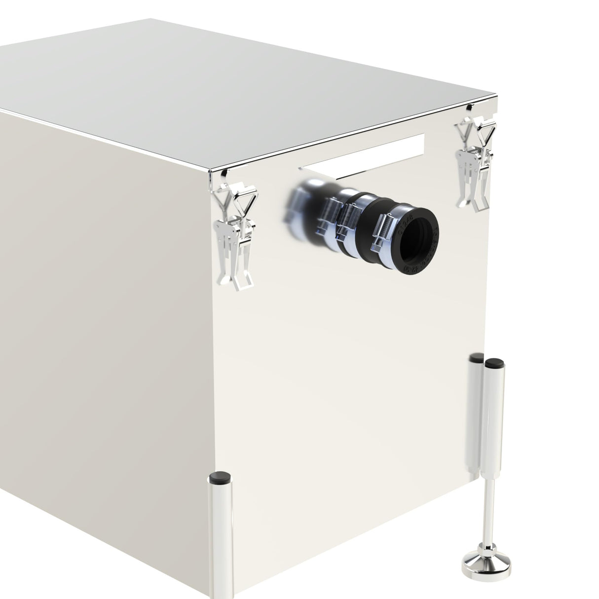 SFA Sanigrease T 40 - Bandeja de Grasa (inmersión en Restaurante), Volumen 39 L, Bandeja sobre 4 pies, Cesta de pelado extraíble – compacta – 55 x 40,8 x 48,4 cm